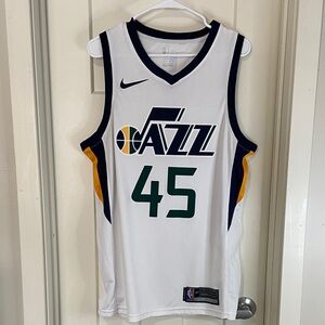 Nike Jazz White Swingman Jersey Donovan Mitchell